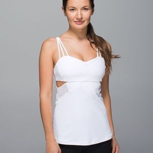 Lululemon exquisite tank II size 8 white